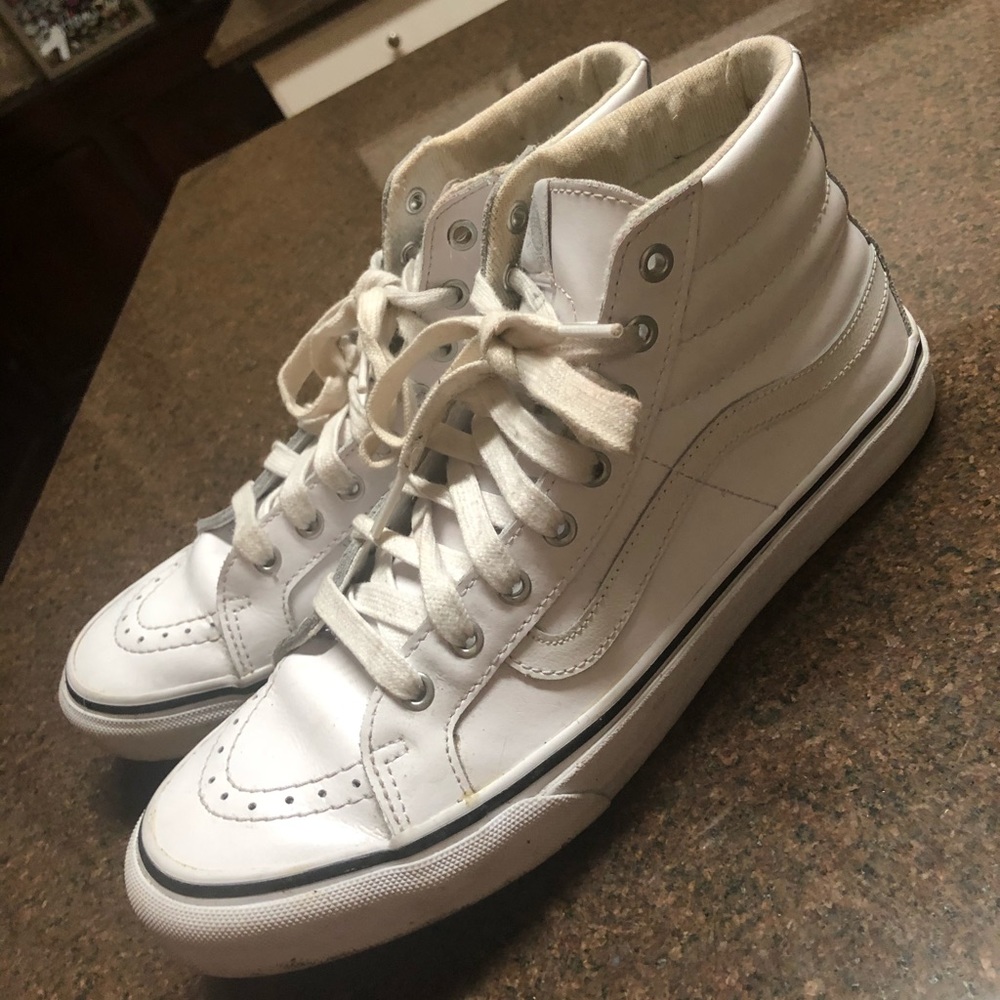 Leather vans!